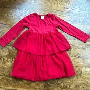 Hannah Andersson Girl’s Red Tutu Dress Size 120cm/6-7